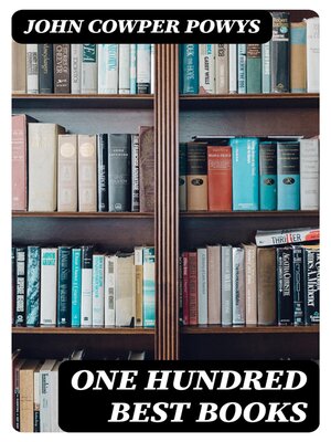 cover image of One Hundred Best Books